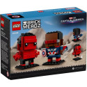 Klocki brickheadz 40668 kapten Ameerika ja punane Hulk