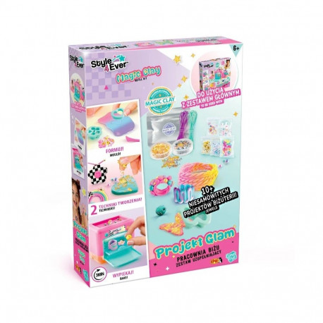 Zestaw kreatywny projekt glam, pracownia bizu - zestaw uzupełniający