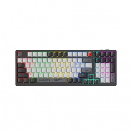 Klawiatura mechaniczna A4TECH BLOODY WS98 Grey WRLS (BLMS RED Plus Switches)