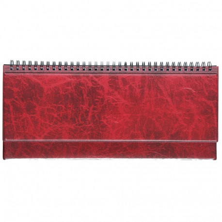 Lauakalender Classic, punane, mahuline plastkaas 2026a.