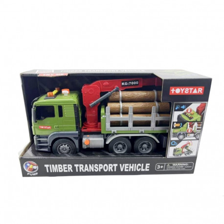 Palgiveoauto kraanaga heli ja valgusega 31 cm