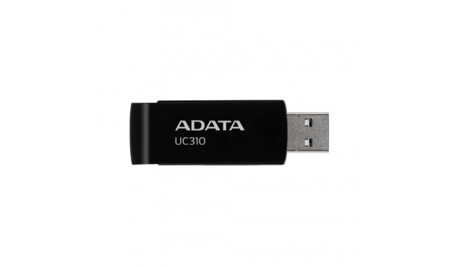 ADATA MEMORY DRIVE FLASH USB3.2 128G/BLACK UC310-128G-RBK