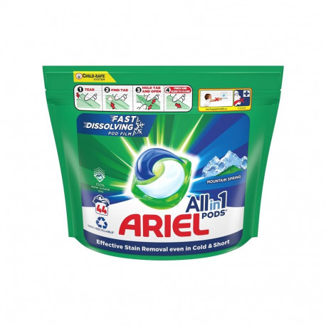 CAPS WASHING ARIEL MOUNTAIN SPRING 44PCS