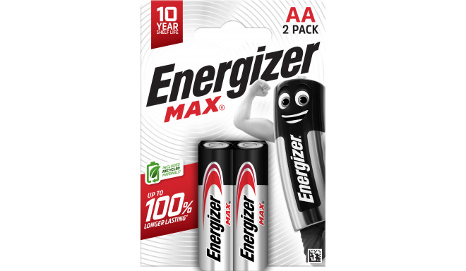 Energizer patarei Alkaline Max AA CP2