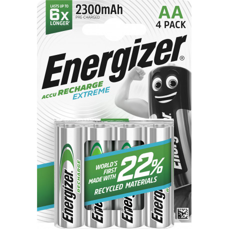 Energizer rechargeable battery Recharge Extreme AA CHP4 2300mAh