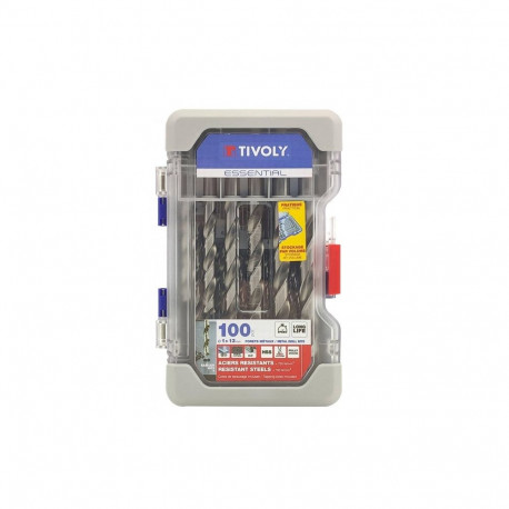 METAL DRILL BIT SET TIVOLY 100PCS