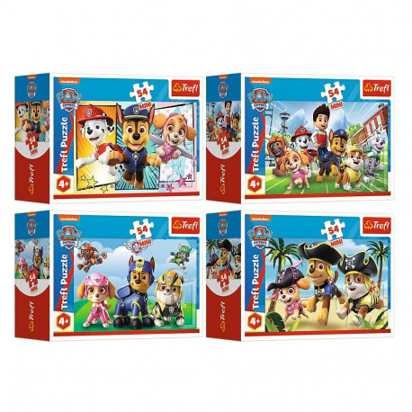 TREFL PAW PATROL Minipusle Käpapatrull, 54 osa