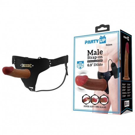 Nelson strap-on peenisprotees vibratsiooniga