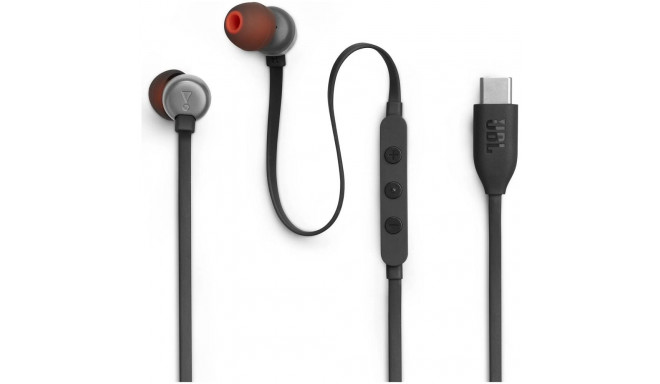 Wire earphones USB C JBL Tune 310C black