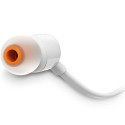 Wire earphones Jack 3,5 mm JBL T110 white