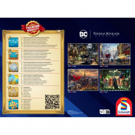 Thomas Kinkade Studios: DC - Batman, Superman and Wonder Woman – The Trinity (1000 Teile)