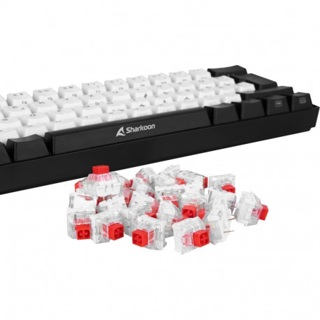 Sharkoon Kailh Box Red switch set, key switches (red/transparent, 35 Pieces)
