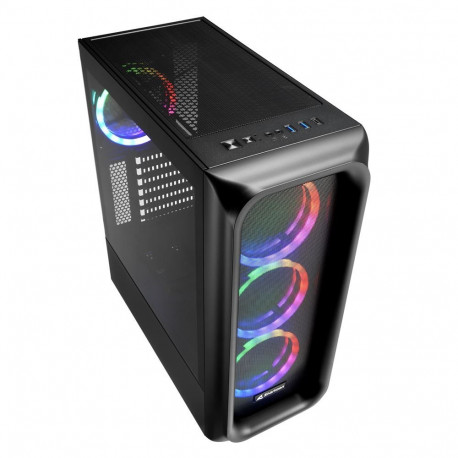 Sharkoon TK5M RGB, tower housing, black, tempered glass - window