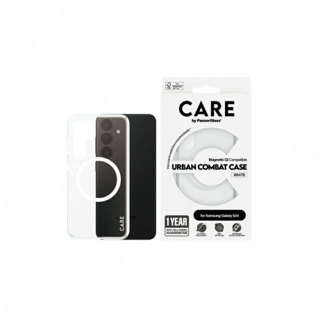 CARE by PanzerGlass Flagship QI Case for Samsung Galaxy S24 - Transparent