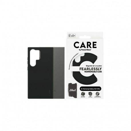 CARE by PanzerGlass Fashion QI Case Samsung Galaxy S24 Ultra - Black