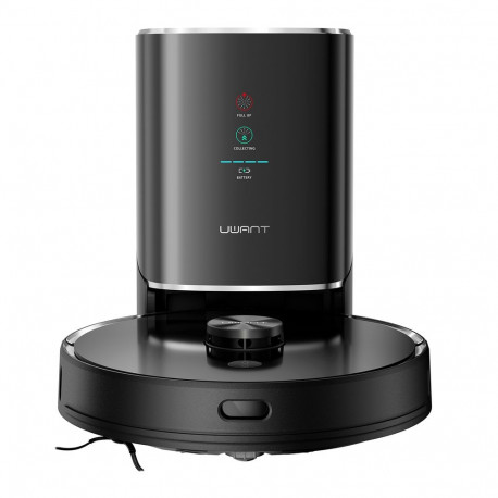 UWANT U100 Robot Vacuum Cleaner with Mop Function + Charging/Cleaning Station - Black