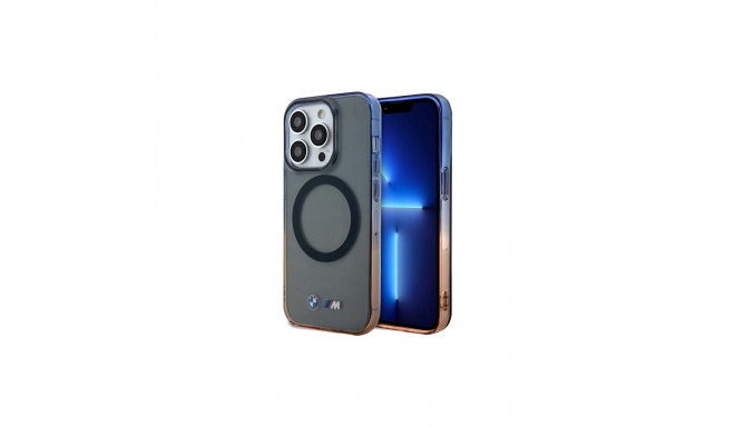 BMW Gradient Bumper MagSafe case for iPhone 15 Pro Max - gray