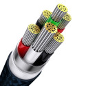 Baseus Flash Series II cable USB - USB Type C / Lightning / micro USB 100 W 1.2 m blue (CASS030003)