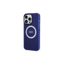Audi IML Big Logo MagSafe case for iPhone 15 Pro Max - blue
