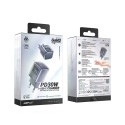 Acefast A53 PD 30W GaN USB-C charger with display - gray