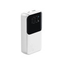 Mini power bank with built-in cables Joyroom JR-PBC06 30W 10000mAh - white