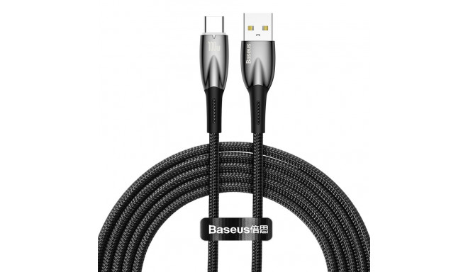 Baseus Glimmer Series Fast Charging Cable USB-A - USB-C 100W 480Mbps 2m black