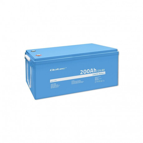 Qoltec LiFePO4 Battery 25.6V 200Ah BMS