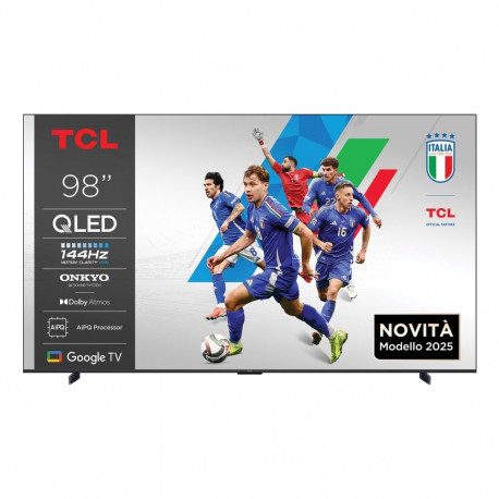 TCL P89K 98P89K teler 2.49 m (98") 4K Ultra HD nutiteler Wi-Fi metallik 450 cd/m²