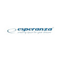 Esperanza SALERNO 39,6 cm (15,6") toploader kott must, punane