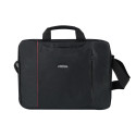 Esperanza SALERNO 39,6 cm (15,6") toploader kott must, punane