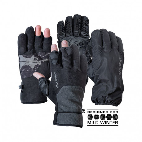 Vallerret kindad Milford Fleece Glove L