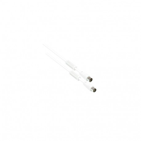 Alcasa S-PAK015 coaxial cable 1.5 m IEC White