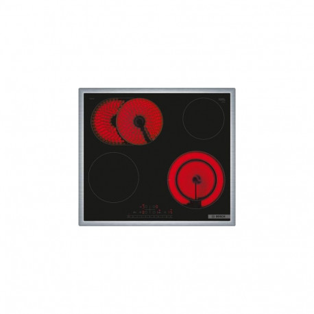 Bosch Serie 6 PKN645FP2E hob Black Built-in 60 cm Ceramic hob 4 zone(s)