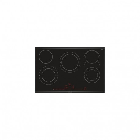 Bosch Serie 8 PKM875DP1D hob Black, Stainless steel Built-in Ceramic 5 zone(s)
