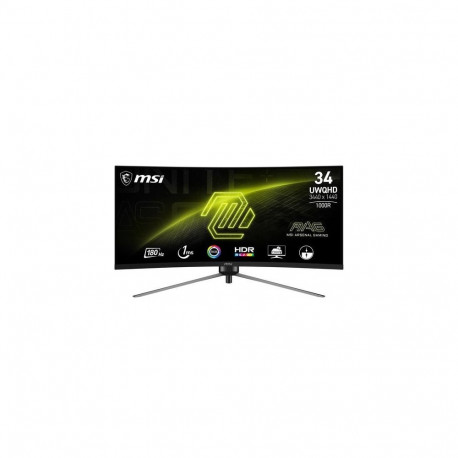 MSI MAG 345CQRDE computer monitor 86.4 cm (34") 3440 x 1440 pixels UltraWide Dual Quad HD B