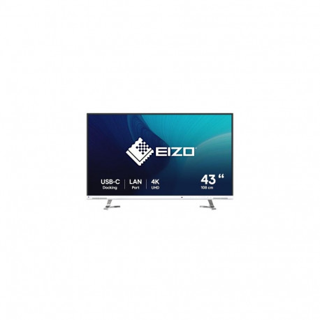 EIZO FlexScan EV4340X-WT computer monitor 108 cm (42.5") 3840 x 2160 pixels 4K Ultra HD LCD