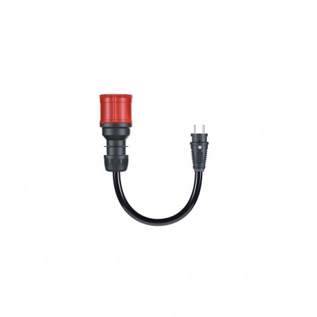 go-e CH-04-02 power extension 0.3 m 1 AC outlet(s) Indoor Black, Red