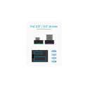 ICY BOX IB-127CL-U3 USB 3.2 Gen 1 (3.1 Gen 1) Type-B Black
