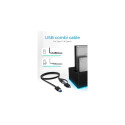 ICY BOX IB-127CL-U3 USB 3.2 Gen 1 (3.1 Gen 1) Type-B Black