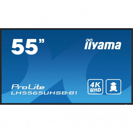 "140cm/55"" (3840x2160) iiyama ProLite LH5565UHSB-B1 16:9 4K UHD IPS Touch 8ms 60Hz 24/7 2xHDMI DP L