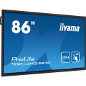 "218cm/86"" (3840x2160) iiyama ProLite TE8614MIS-B2AG 16:9 4K UHD VA Touch 6,5ms 60Hz 24/7 4xHDMI DP