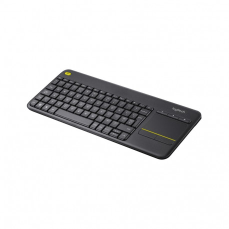 LOGITECH Wireless Touch Keyboard k400 Plus - INT BLACK