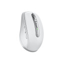  Logitech MX Anywhere 3S Mouse - RF Wireless + Bluetooth, Laser, 8000 DPI, Pale Grey (White)