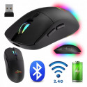 Wireless mouse 2in1 (BT/RF)SILENT&RECHARGE