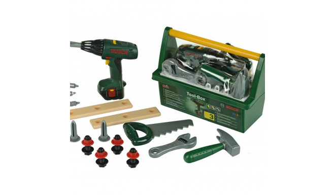 Box with screwdriver and tools Bosch