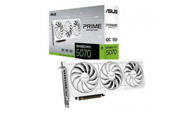 ASUS PRIME RTX5070 O12G White graphics card