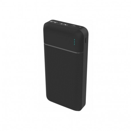 PLATINET POWER BANK SET 20000 mAh + 20W PD laadija + 1 m kaabel must [46219]