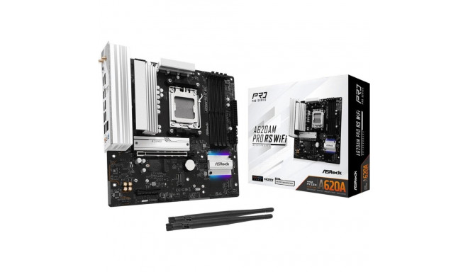 ASRock A620AM Pro RS WiFi emaplaat