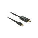 Delock USB Cable USB-C - HDMI 1 m Black (85258)