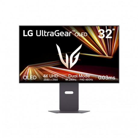 LG 32GX870A-B 32-tolline OLED UHD monitor 16:9 240 Hz 0,03 ms 3840 x 2160 pikslit 275 cd/m² 2 HDMI-p
